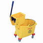 Plastic Bucket & Wringer - Yellow - 36Lt