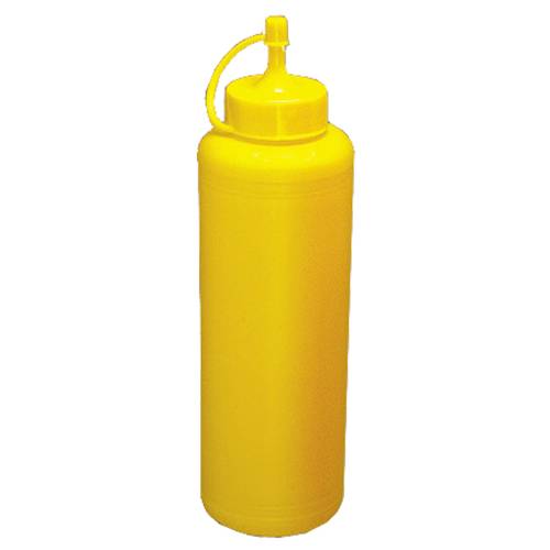 Plastic Dispenser - Yellow - 250ml - Pack of 6