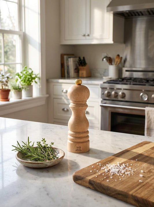 Peugeot Paris Salt Mill 12cm Natural (Pack of 6)