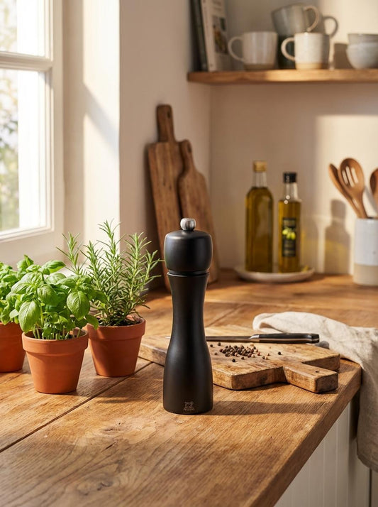 Peugeot Tahiti Pepper Mill 20cm Black (Pack of 6)