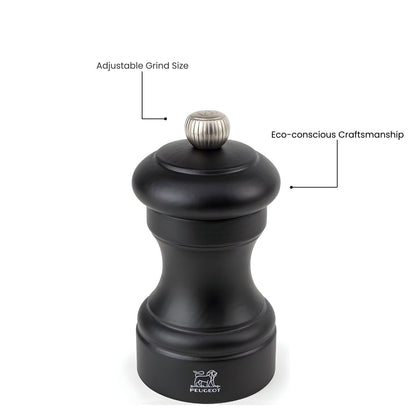 Peugeot Bistro Pepper Mill 10cm Matt Black (Pack of 6)