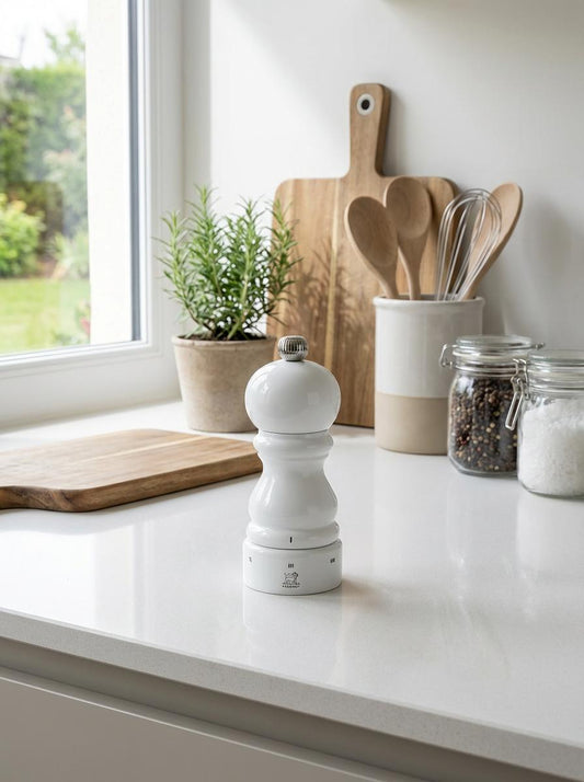 Peugeot Paris u’Select Salt Mill 12cm White (Pack of 6)