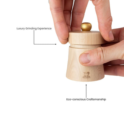 Peugeot Baya Salt Mill 8cm Natural (Pack of 6)
