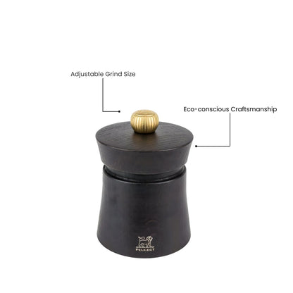 Peugeot Baya Pepper Mill 8cm Chocolate (Pack of 6)
