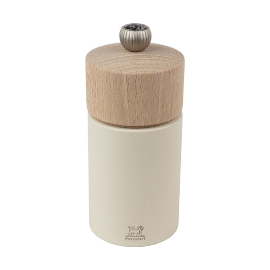 Peugeot PEU4820400 Boreal Feather White Salt Mill 12cm (Pack of 6)