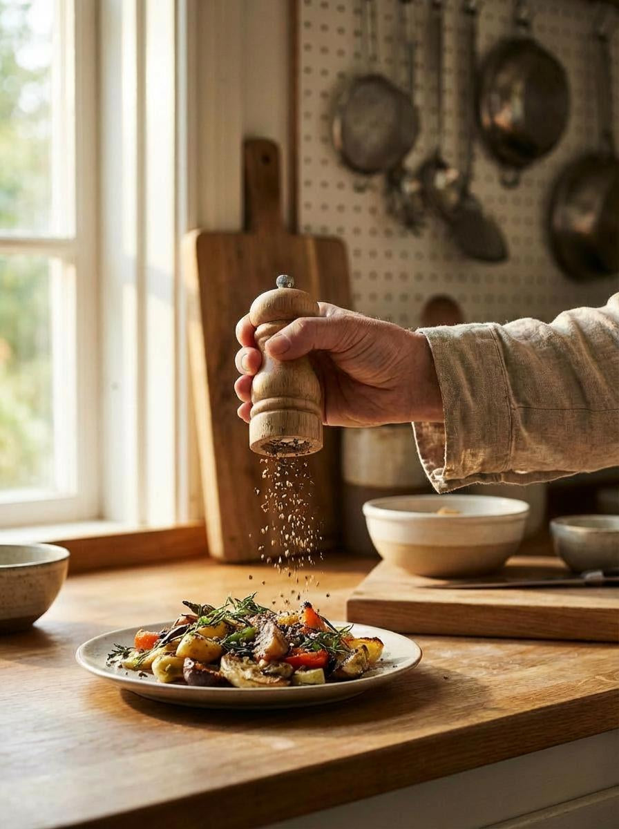 Peugeot Bistro Pepper Mill 10cm Natural (Pack of 6)