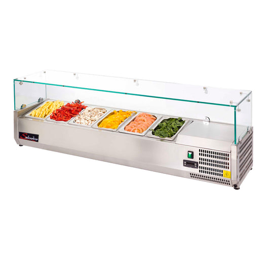 Pizza Ingredient Fridge - Salvadore - 1400mm