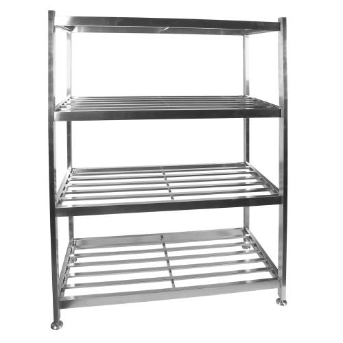 Floor-Standing Pot Rack - Stainless Steel - 1200 x 600 x 1450mm