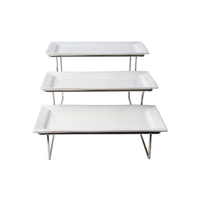 Rectangular 3-Step Large Stand - 40 x 35 x 22.5cm