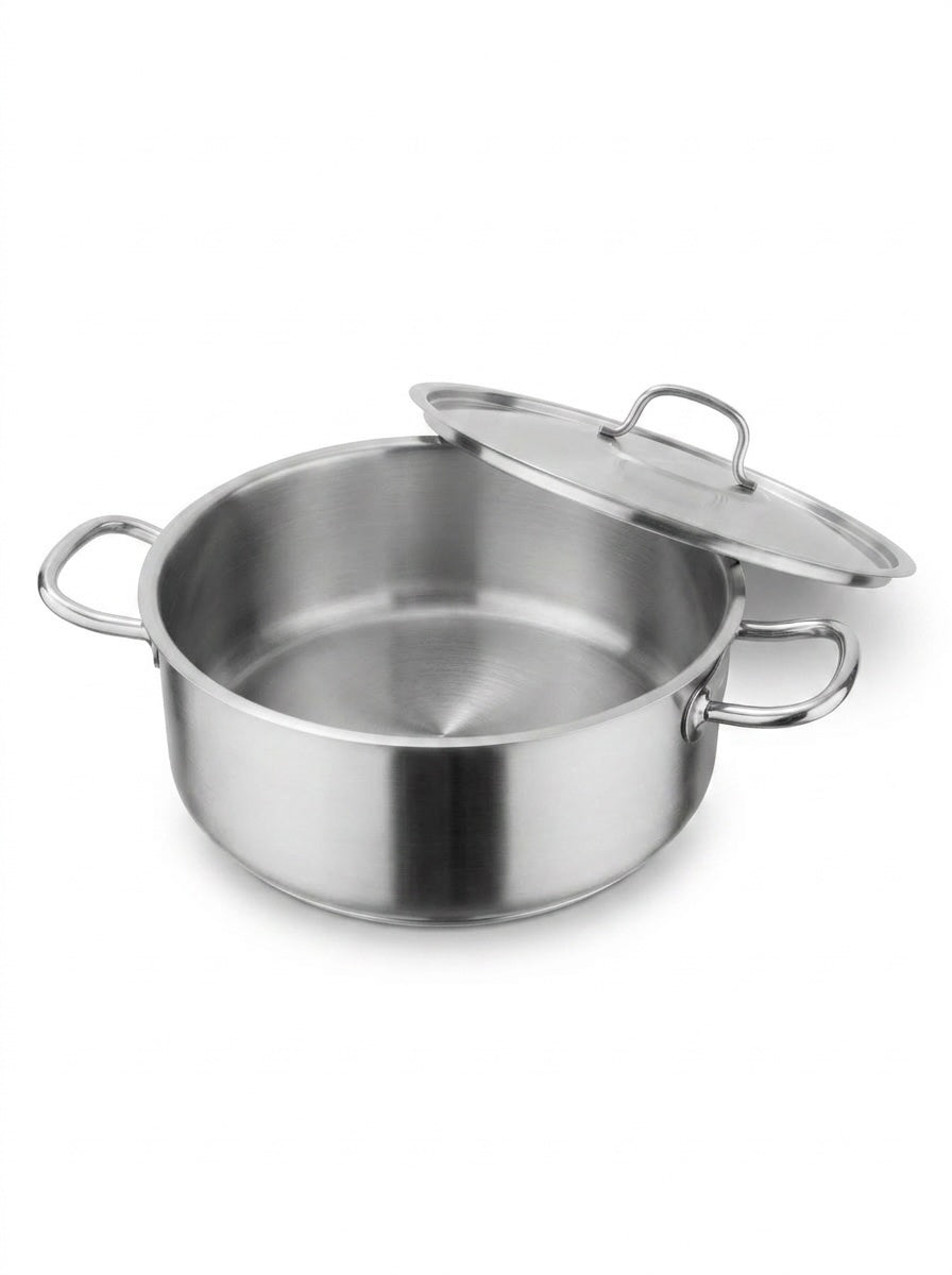 Pujadas Inox Pro 30L Stainless Steel Casserole Pot with Lid