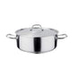 Low Casserole Pot - Stainless Steel - 8 Litre