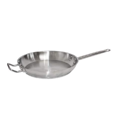 Frying Pan - Stainless Steel - Value Range - 200mm x 40mm