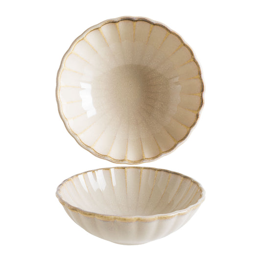 Bonna East Sand 16cm Soup/Cereal Coupe Scalloped Bowl – Pack of 12