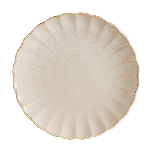 Bonna East Sand 21cm Coupe Scalloped Plate – Pack of 12