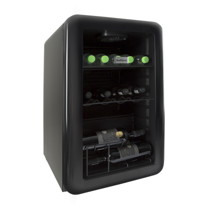 SnoMaster - 68L Counter-Top Retro Beverage Cooler - Black (SC-70R)