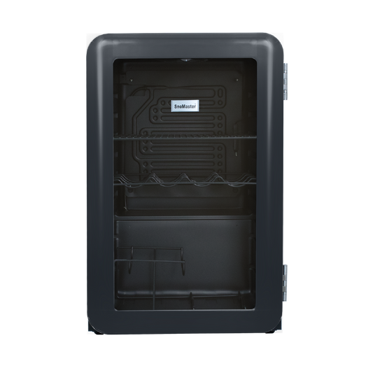 SnoMaster - 68L Counter-Top Retro Beverage Cooler - Black (SC-70R)
