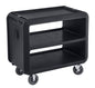 Cambro Service Cart Pro -Heavy Duty 2-Tier (105 x 60 x 94cm) Black by Cambro  Commercial catering equipment