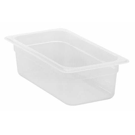 Cambro GN Foodpan 1/2 Polypropylene -Translucent (65mm Deep) by Cambro  Commercial catering equipment