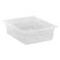 Cambro GN Foodpan 1/2 Polypropylene -Translucent (100mm Deep) by Cambro  Commercial catering equipment