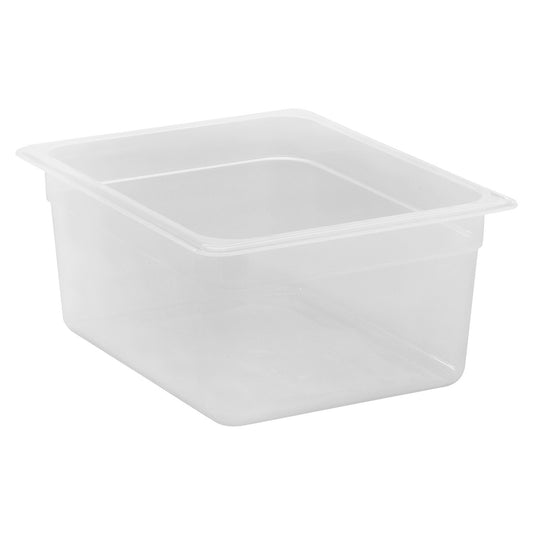 Cambro GN Foodpan 1/2 Polypropylene -Translucent (150mm Deep) by Cambro  Commercial catering equipment
