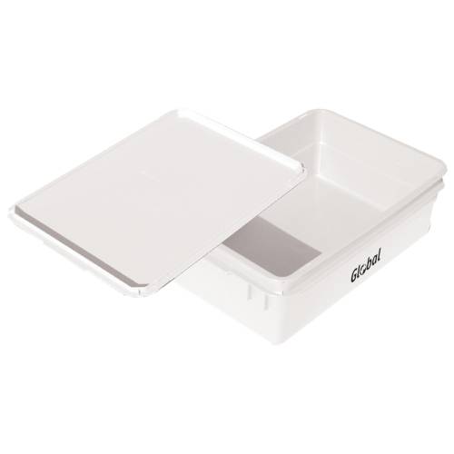 Global Storage Container with Lid Large (600 x 400 x 195mm) by Global  Commercial catering equipment