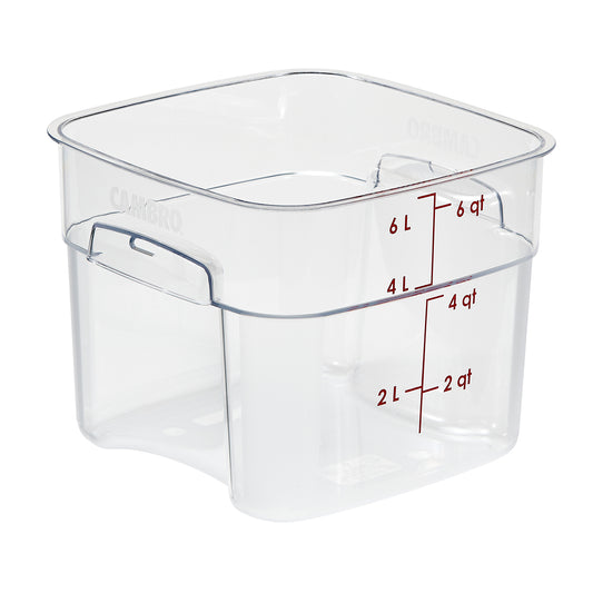 Cambro Square Polycarbonate Storage Container -Clear (6 Litre) by Cambro  Commercial catering equipment