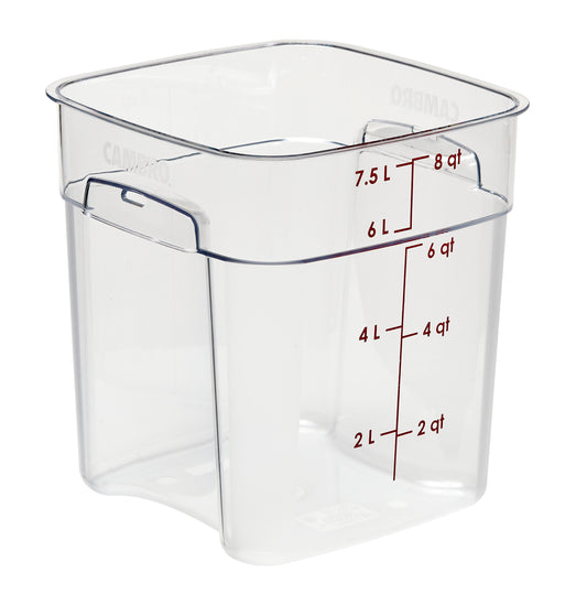 Cambro Square Polycarbonate Storage Container -Clear (8 Litre) by Cambro  Commercial catering equipment