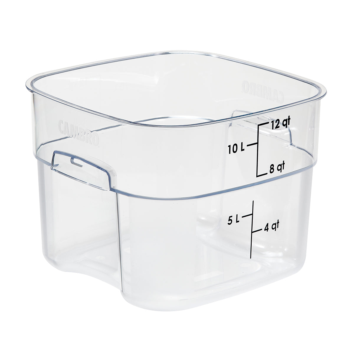 Cambro Square Polycarbonate Storage Container -Clear (12 Litre) by Cambro  Commercial catering equipment