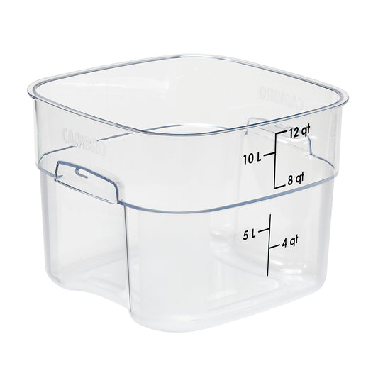 Cambro Square Polycarbonate Storage Container -Clear (12 Litre) by Cambro  Commercial catering equipment