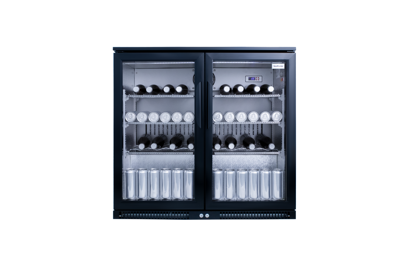 SnoMaster - 200L Sub-Zero Under-Counter Beverage Cooler - Black (SD-220)