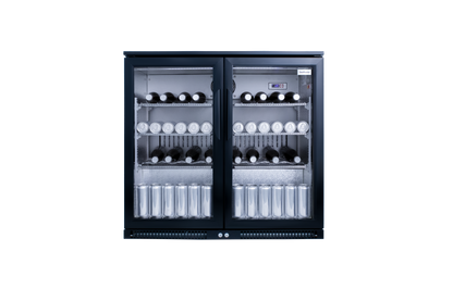 SnoMaster - 200L Sub-Zero Under-Counter Beverage Cooler - Black (SD-220)