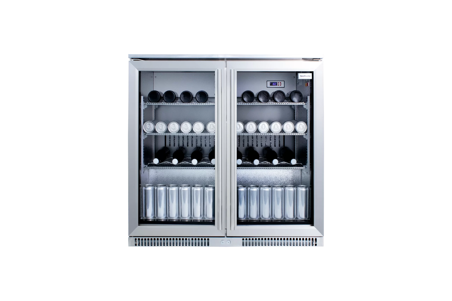 SnoMaster - 200L Sub-Zero Under-Counter Beverage Cooler - Stainless Steel (SD-220SS)