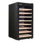 SnoMaster SMBC-100W 28 Bottle Single Zone Wine Cooler – Black