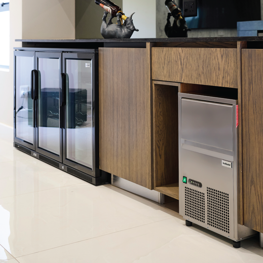 SnoMaster SMIC-26S 26kg Plumbed-In Gourmet Ice Maker