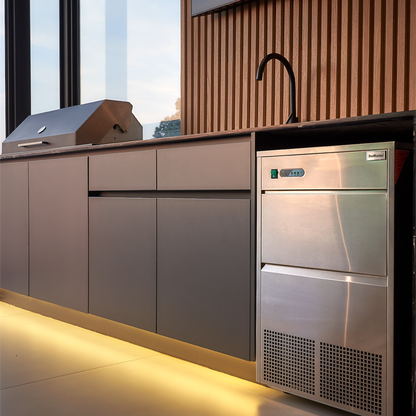 SnoMaster SMIC-45S 50kg Plumbed-In Bullet Ice Maker