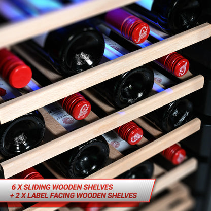 SnoMaster - 28 Bottle Single Zone Wine Cooler (SMBC-100W)