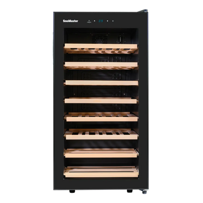 SnoMaster - 28 Bottle Single Zone Wine Cooler (SMBC-100W)