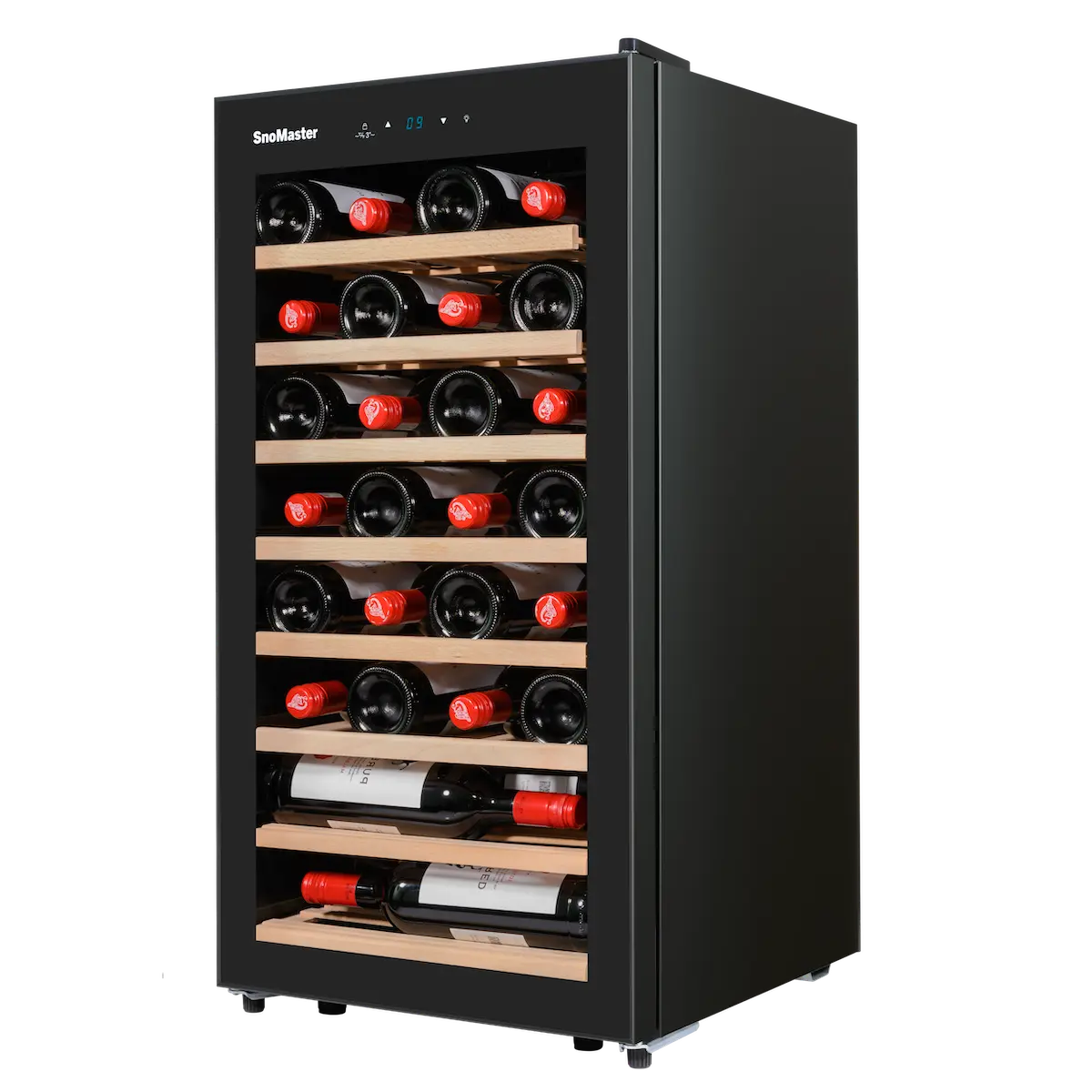 SnoMaster - 28 Bottle Single Zone Wine Cooler (SMBC-100W)