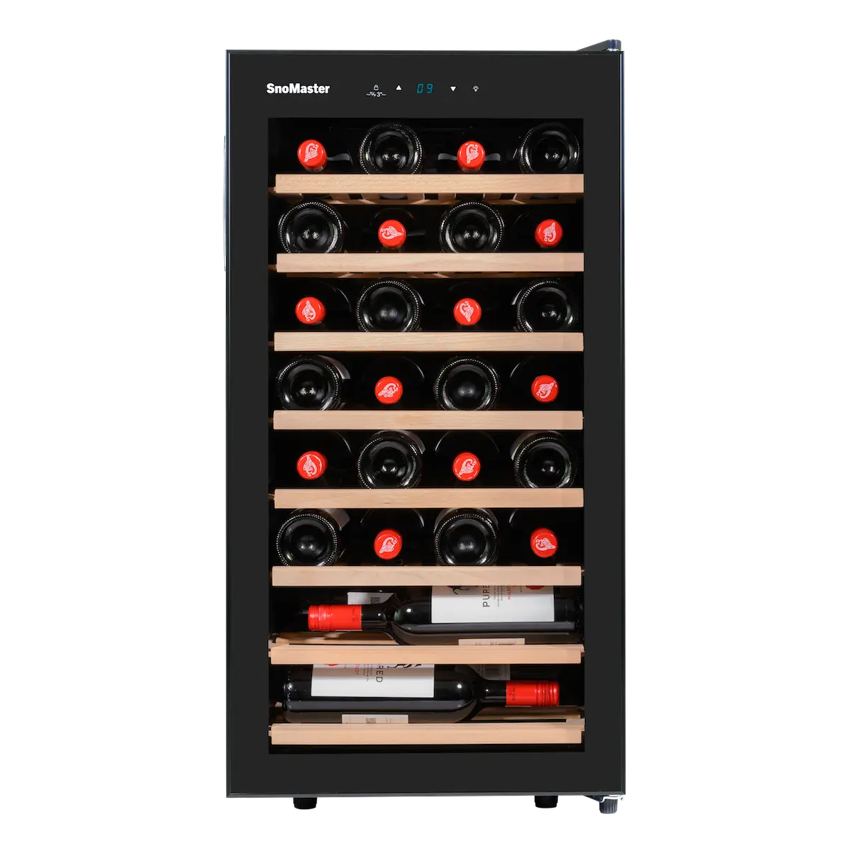 SnoMaster - 28 Bottle Single Zone Wine Cooler (SMBC-100W)