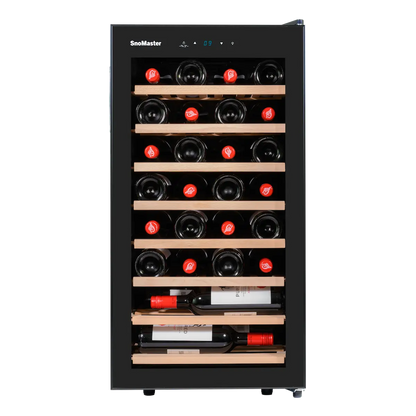SnoMaster - 28 Bottle Single Zone Wine Cooler (SMBC-100W)
