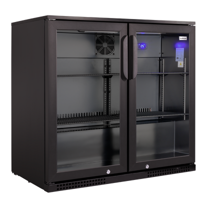 SnoMaster SMBC-200 200L Under-Counter Beverage Cooler – Black