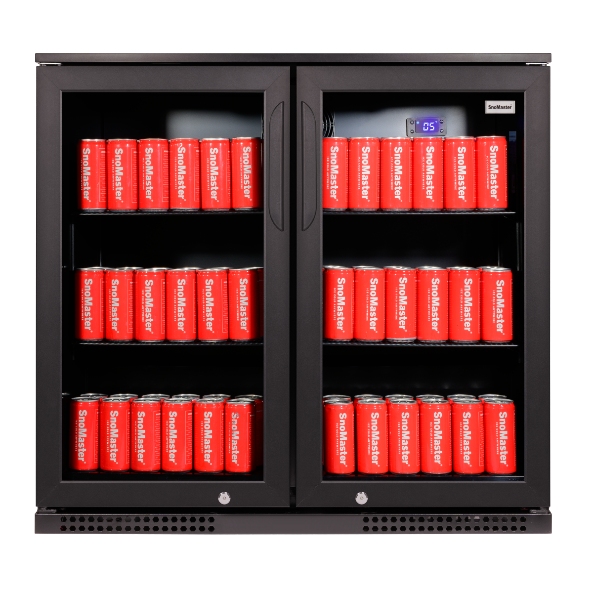 SnoMaster SMBC-200 200L Under-Counter Beverage Cooler – Black