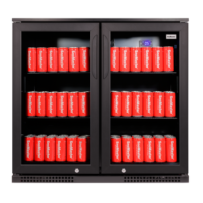 SnoMaster SMBC-200 200L Under-Counter Beverage Cooler – Black