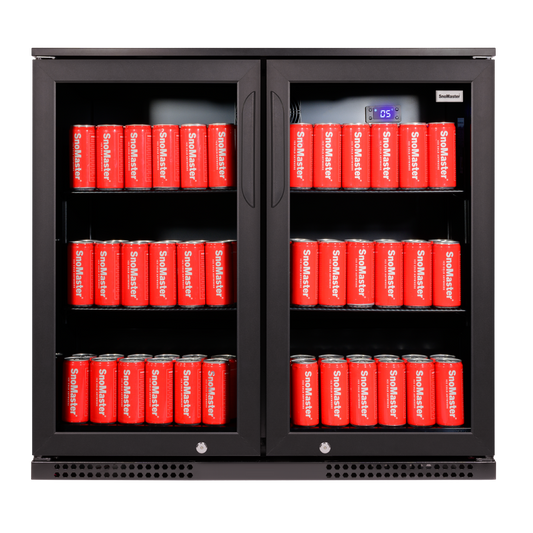 SnoMaster SMBC-200 200L Under-Counter Beverage Cooler – Black