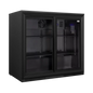 SnoMaster SMBC-200SL 200L Under-Counter Sliding Door Beverage Cooler – Black