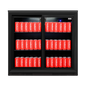 SnoMaster - 200L Under-Counter Sliding Door Beverage Cooler (SMBC-200SL)