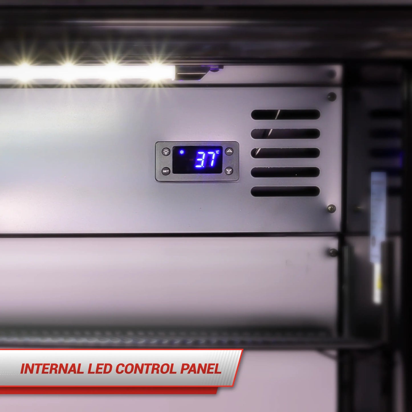 SnoMaster - 200L Under-Counter Sliding Door Beverage Cooler (SMBC-200SL)