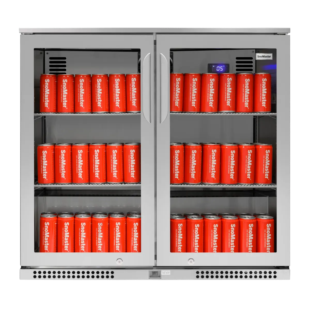 SnoMaster SMBC-200(SS) 200L Under-Counter Beverage Cooler – Stainless Steel