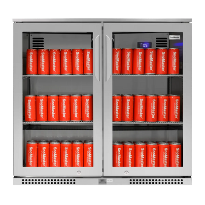 SnoMaster SMBC-200(SS) 200L Under-Counter Beverage Cooler – Stainless Steel