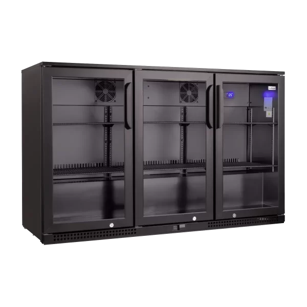 SnoMaster SMBC-300 300L Under-Counter Beverage Cooler – Black